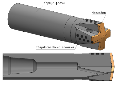 Фреза забойная торцевая ФЗ-Т